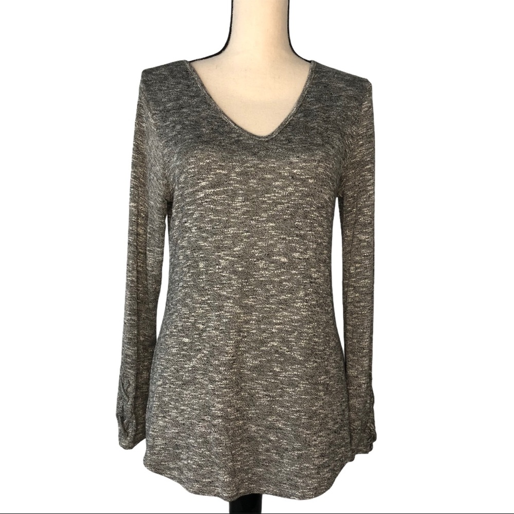 Market&Spruce Sweater Black White Medium NWT